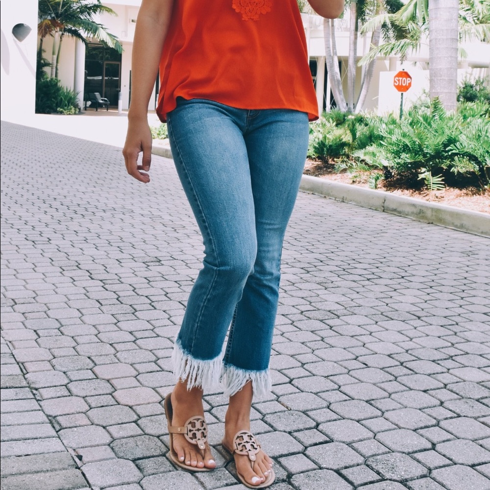 Fringe ahem Jeans